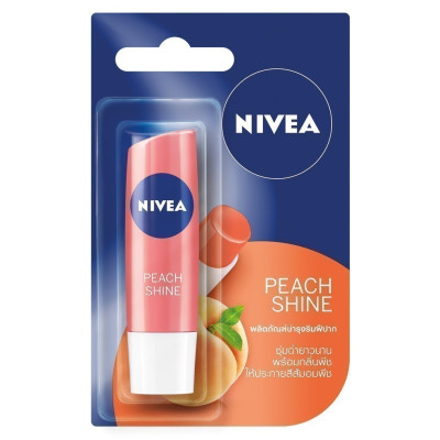 Son Dưỡng NIVEA Peach Shine Sắc Cam Hương Đào (4.8 g) - 85031