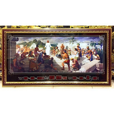 Tranh đồng hồ vạn niên , Chúa hiện thân - 8605