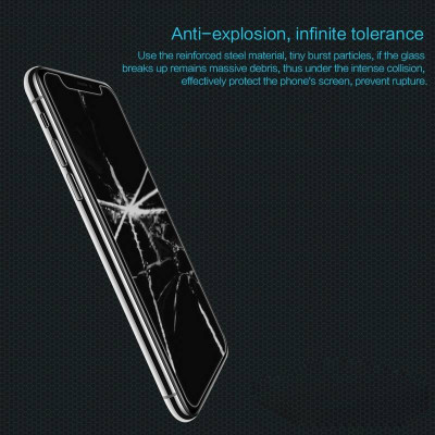 Miếng dán kinh cường lực cho iPhone 11 Pro Max (6.5 inch) / Xs Max hiệu Nillkin (độ cứng 9H, mỏng 0.33mm, chống dầu, hạn chế vân tay) - Hàng chính hãng