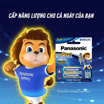 Hộp Pin kiềm Panasonic Alkaline Evolta AA LR6EG/2B-V (24 viên) - Hàng chính hãng