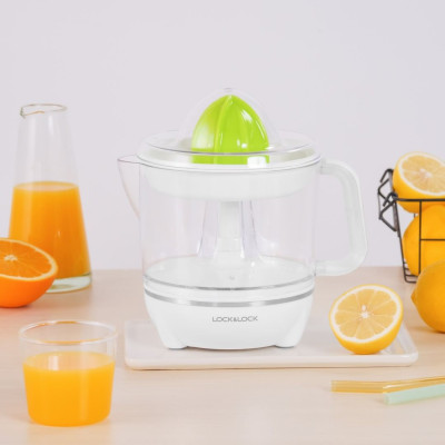 Máy Vắt Cam Lock&Lock 700ml màu trắng xanh EJJ231 - Hàng Chính Hãng, Xoay Ép 2 Chiều Cho Nhiều Nước Cam, Bảo Hành 24 Tháng - JoyMall