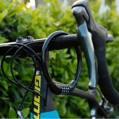 Khóa Số Xe Đạp , xe máy  Khóa Dây Chống Trộm Xe Máy Chống Cắt  Mật Mã 4 Số Lõi Thép Cao Cấp Không Lo Mất Chìa Khóa Cleacco Boro Sport