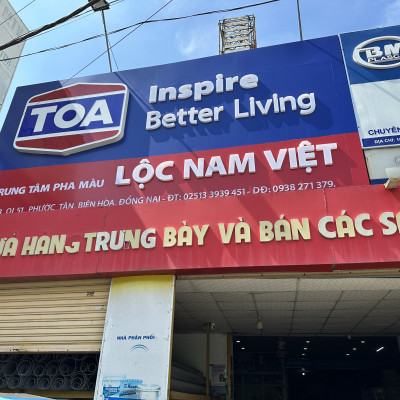 Sơn nước Toa thoải mái lau chùi siêu bóng màu trắng _5L