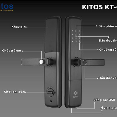 Khoá cửa thông minh Kitos KT-G900