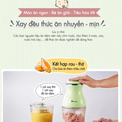 Máy xay đa năng 600ml BEAR QSJ- B02X5 (CH-4H02X)
