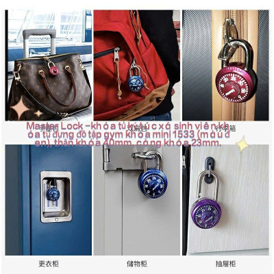 Master lock Ổ khóa vali 1533MCND Màu đen