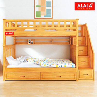 Giường tầng ALALA106 cao cấp/ Miễn phí vận chuyển và lắp đặt/ Đổi trả 30 ngày/ Sản phẩm được bảo hành 5 năm từ thương hiệu ALALA/ Chịu lực 700kg