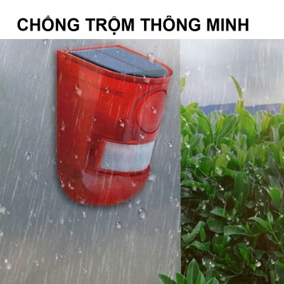 Thiết Bị Chống Trộm Năng Lượng Mặt Trời – Còi Báo Động Lớn, Lắp Đặt Dễ Dàng , đèn trang trí