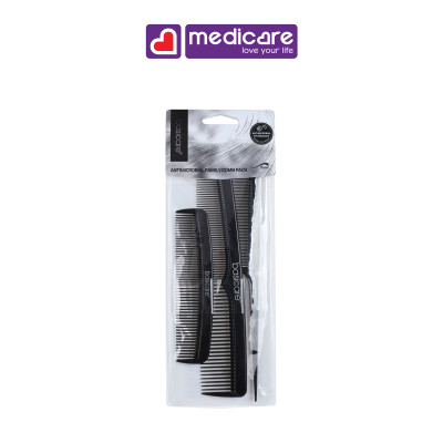 Lược Kháng Khuẩn BASICARE Bộ 3 cái 3823