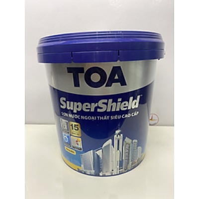 Sơn nước siêu cao cấp Toa SuperShield ngoại thất màu vàng 8522 _15L