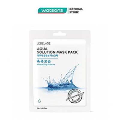 Mặt Nạ Lebelage Aqua Solution Mask Pack Moisturizing Moisture Cấp Nước 25g
