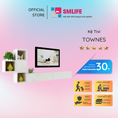 Kệ tivi treo tường đơn giản SMLIFE Townes