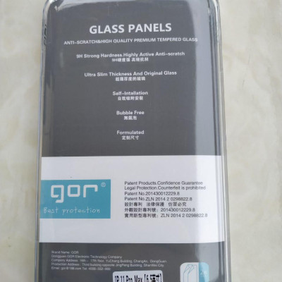 Kính Cường Lực GOR Cho IPHONE 11 Pro Max / IPHONE Xs Max - Full Box - Hàng Nhập Khẩu