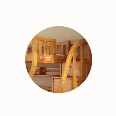Giường Tầng Cao Cấp AMERICAN - USA OHAHA (Dưới 1m2, Trên 1m)