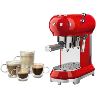 MÁY PHA CAFE CAO CẤP SMEG ECF01RDEU Hàng chính hãng