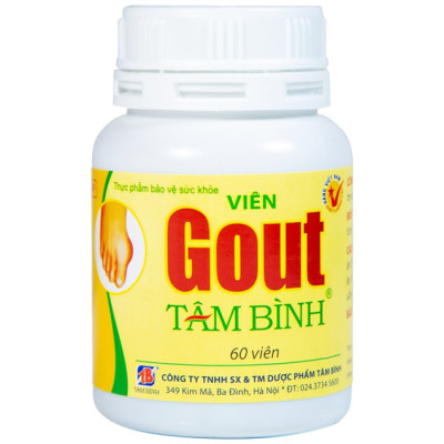Viên Gout Tâm Bình Hộp 60 viên