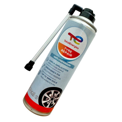 Chai vá lốp xe khẩn cấp Total Energies TE-TR500 - Sửa chữa nhanh, tiện dụng, dự phòng an toàn