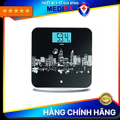 Cân sức khoẻ điện tử LAICA PS1059, cảm biến phát sáng, cân dùng cho gia đình, trọng tải tối đa 180kg, Cân đo 6 chỉ số