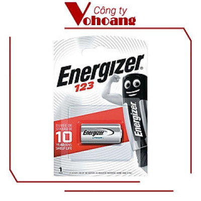 Pin CR123 Energizer Lithium Photo Power 3V - Hàng Chính Hãng