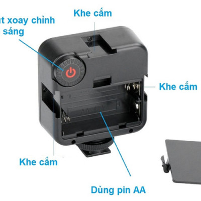 Đèn hỗ trợ quay phim chụp ảnh ULANZI VL49 RGB - Hàng nhập khẩu