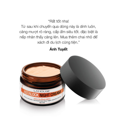 Kem dưỡng đêm,dưỡng ẩm,dưỡng trắng da LÁ HOUSE Astalock Night Cream 10ml/30ml