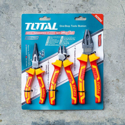 BỘ 3 KÌM CÁCH ĐIỆN 1000V TOTAL THT2K0302 - HÀNG CHÍNH HÃNG