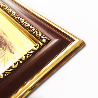 Tranh Thư Pháp MONG CHA MẸ SỐNG LÂU V44-15 (46 x 46 cm) Thế Giới Tranh Đẹp