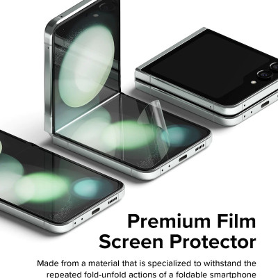 Combo 2 Miếng Dán màn hình Dành Cho Samsung Galaxy Z Flip 5 RINGKE Dual Easy Film_ Hàng Chính Hãng