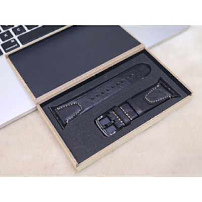 Dây đeo thay thế dành cho Apple Watch 1,2,3,4,5 da bò Ý