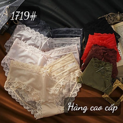 Combo 5 Quần Lót Nữ Thun Lạnh Phối Ren 1719 – Mát Mẻ, Duyên Dáng, Tiết Kiệm