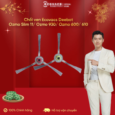 Cặp chổi ven ecovacs SLIM 11, 930, OZMO 600, 610_Hàng chính hãng