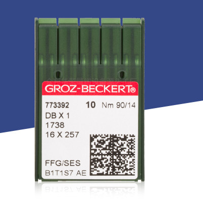 [HÀNG CHÍNH HÃNG] Kim máy may 1 kim công nghiệp DBx1 Groz-Beckert vĩ 10 cây