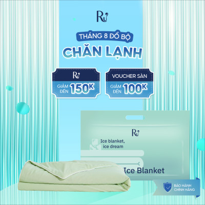 Chăn Hè Lạnh Ice Blanket Ru9 Nguyên Liệu Từ Bông Microfiber | 3 Kích Thước