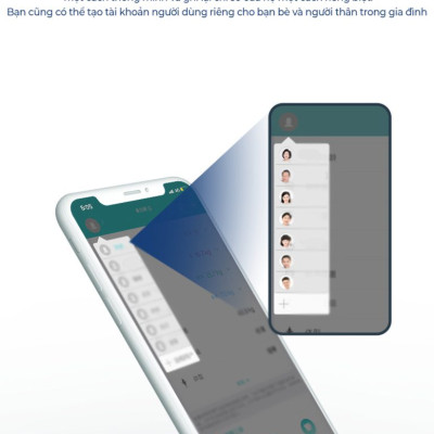 Cân điện tử sức khỏe thông minh Rapido RSB05–BS kết nối bluetooth, đo 21 chỉ số, bảo hành 12 tháng