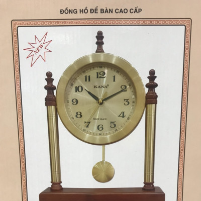 Đồng hồ để bàn quả lắc gỗ BL-02