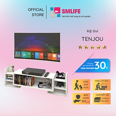 Kệ để tivi phòng khách thiết kế tiện dụng SMLIFE Tenjou