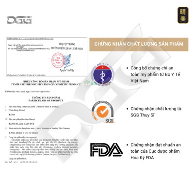 Gói Dầu Gội Phủ Bạc Thảo Dược Komi Nhật Bản [Gói 25ml - Nâu Đen]