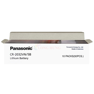 Hộp Pin nút Panasonic 3V CR-2032VN/5B (50 viên) - Hàng chính hãng
