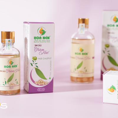 Tinh dầu Tràm ngâm củ nén 100ml - Hoa Nén - Chuẩn VietGAP - Chăm sóc sức khoẻ mẹ và bé