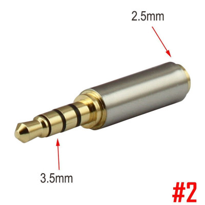 Đầu Chuyển Đổi 3.5mm Dương Sang 2.5mm Âm 20502 - Hàng Nhập Khẩu