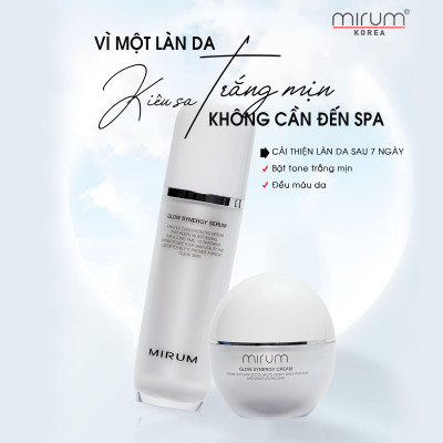 Kem dưỡng trắng da, mờ nám & tàn nhang Mirum 55ml– Mirum Glow Synergy Cream