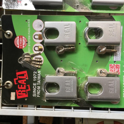 Bộ 4 khóa ổ khóa chống cắt REAL AC 65 chìa chủ Masterkey - MSOFT