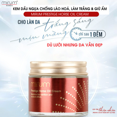 Kem dầu ngựa Mirum 70ml - Kem chống lão hóa, trắng da và giữ ẩm Mirum