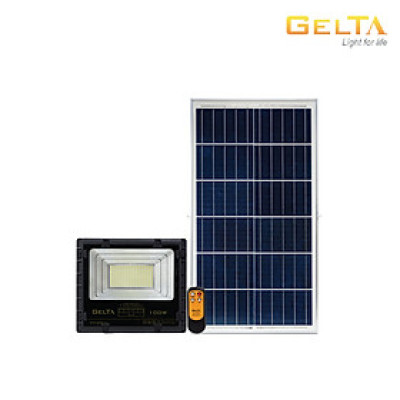 Đèn LED Pha Năng Lượng Mặt Trời Gelta – FLE100B