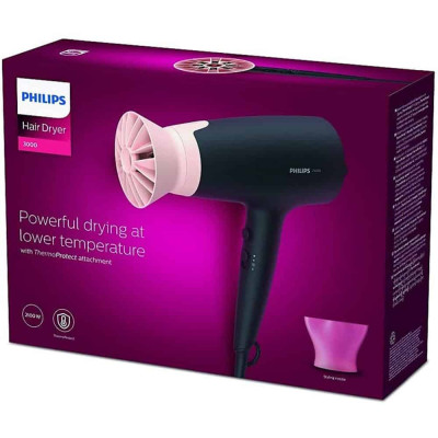 Máy Sấy Tóc Philips BHD350/10 - Công Suất 2100W, 3 Chế Độ Sấy, ION - Hàng Chính Hãng