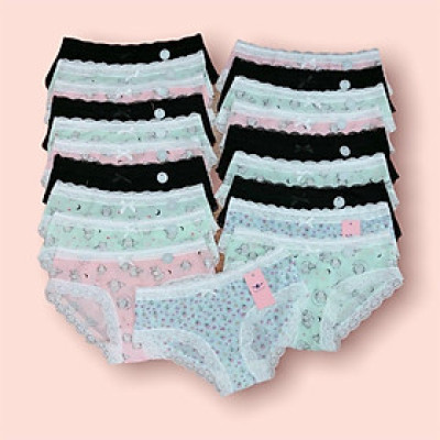 Combo 5 Quần Lót Nữ Voan Viền Ren Họa Tiết Xinh Xắn 6456 – Thanh Lịch, Phong Cách