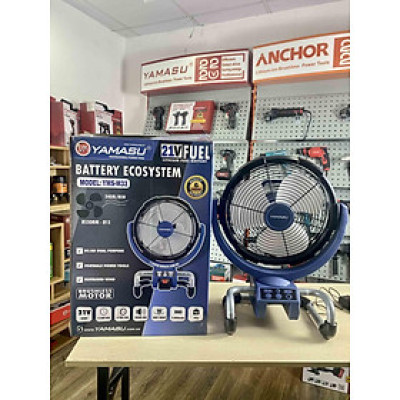 QUẠT BÀN CHẠY ĐIỆN PIN 21V 30CM YMS-M330 YAMASU - HÀNG CHÍNH HÃNG