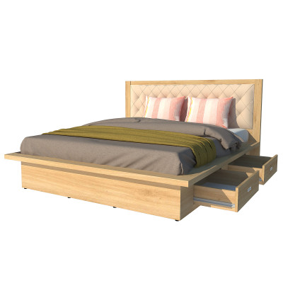 Giường ngủ 2 hộc kéo Tundo 160cm x 200cm