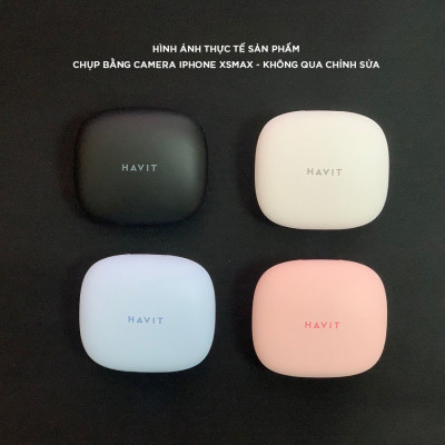 Tai Nghe True Wireless Havit TW959 - Bluetooth 5.1, Độ Trễ Tới 65ms, Nghe Độc Lập, Pin Tới 20H - Hàng Chính Hãng