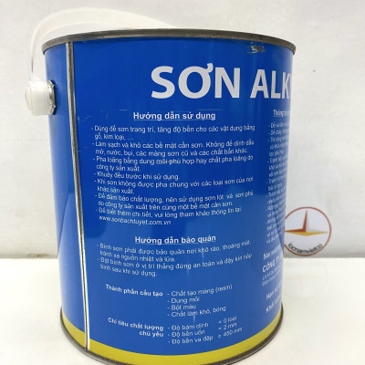 Sơn dầu Bạch Tuyết màu Vert 618 3kg